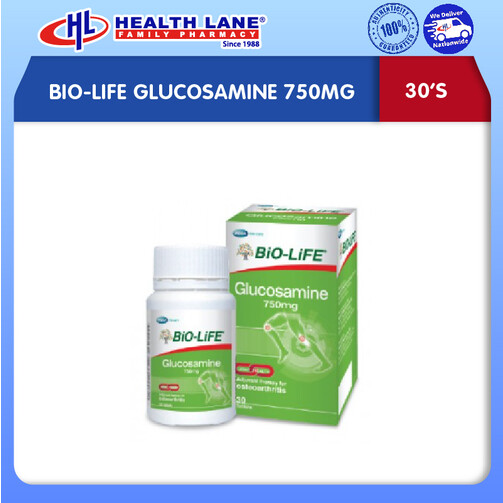BIO-LIFE GLUCOSAMINE 750MG (30'S)